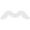 Ekena Millwork Pitch Midway Architectural Grade PVC Gable Pediment, 48"W x 28"H x 1"P (14/12) GPP048X028X100MID - alternate 5